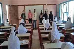 اللجنة الفرعية تتفقد سير العملية الإختبارية في تربية البريقة