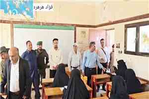 صلاح الحريري يدشن الامتحانات النهائية للثانوية العامة بالحصين ويشدد على تهيئة الأجواء المناسبة للطلاب