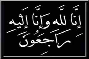 الشيخ حسين الهاظل  يبعث برقية تعزية في وفاة الفقيد عدني باهادي