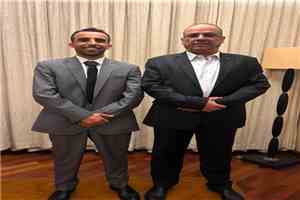 الميسري يستقبل مدير المركز الثقافي اليمني البلجيكي