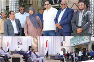 الوزير البكري يؤكد دعم وزارة الشباب والرياضة لتركيب شاشات عملاقة في عدن لمشاهدة مباريات كأس العالم 2026م