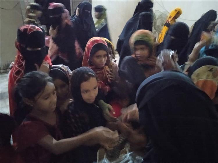 مؤسسة صدى للإغاثة والتنمية تنظم أمسية رمضانية في منطقة الحجر بخنفر