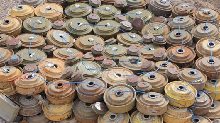 مشروع "مسام" ينزع 1.765 لغماً خلال أسبوع زرعتها المليشيات الحوثية