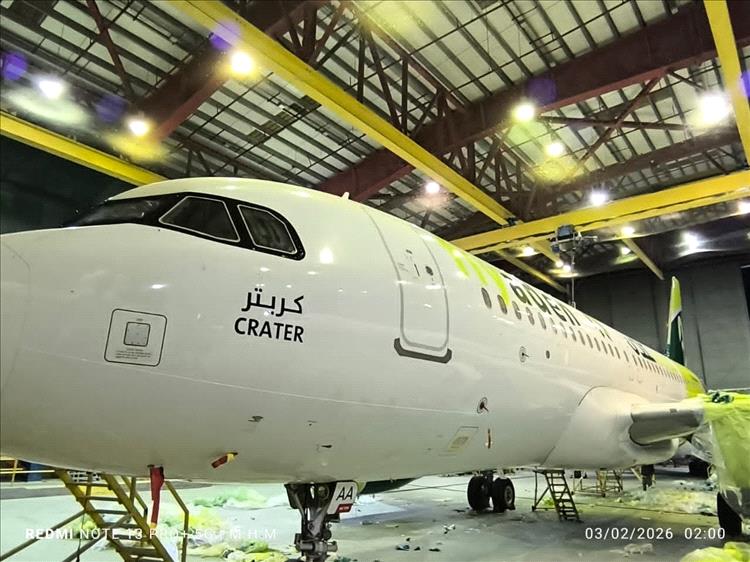 طيران عدن تتأهب للتحليق بطائرتها الأولى المملوكة للشركة.. واللمسات الأخيرة في الأردن