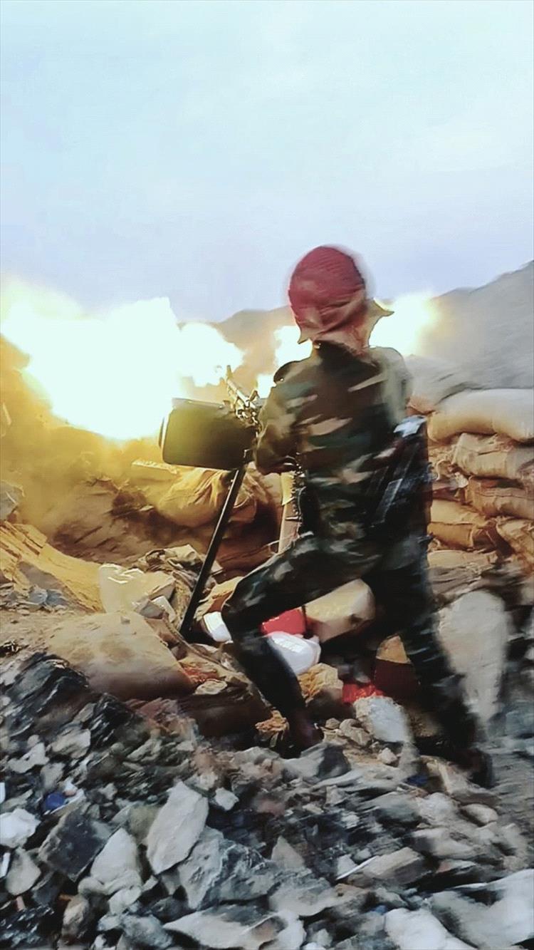 قوات محور سبأ تكسر هجوماً حو_ثياً بجبهة مرخة العليا