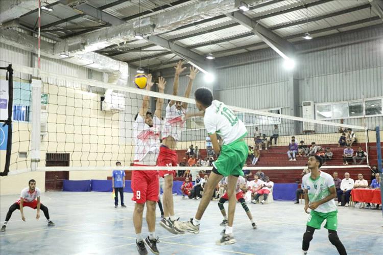 عدن وأبين تواصلان التألق في بطولة البرنامج السعودي للكرة الطائرة بعدن .