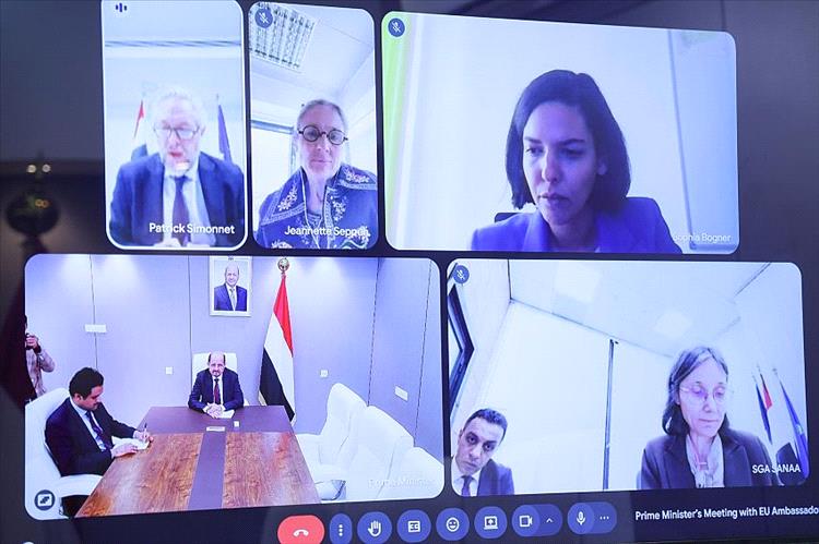 رئيس الوزراء يعقد اجتماع مع بعثة وسفراء عدد من دول الاتحاد الأوروبي