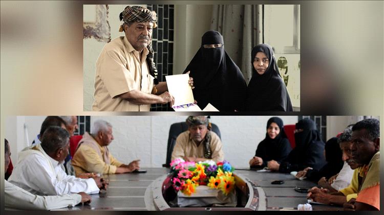 اللجنة الوطني للمرأة تكرم المحامية عيشة غالب بمناسبة يوم المرأة العالمي في أبين