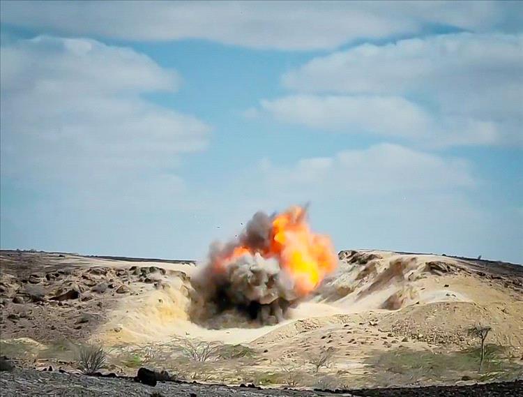 مشروع «مسام» يتلف 926 لغماً ومخلفات حربية في المكلا