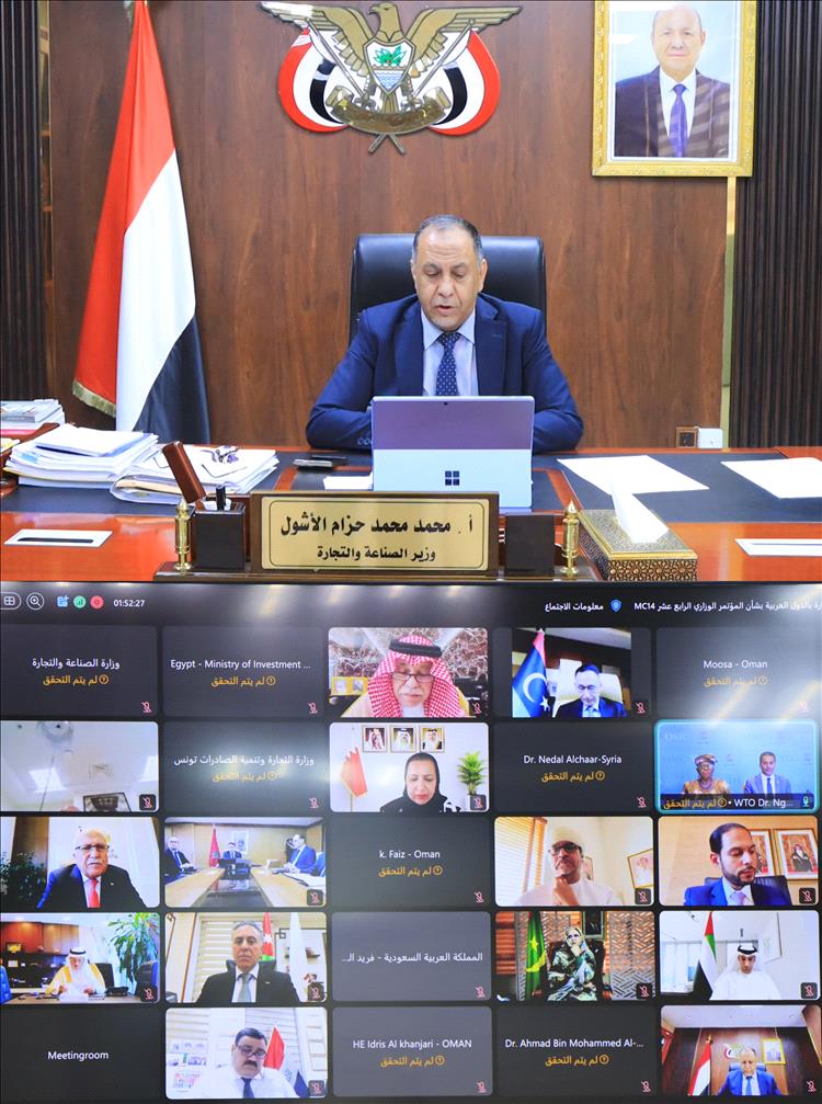 وزير الصناعة يؤكد أهمية توحيد الموقف العربي لتعزيز البعد التنموي في النظام التجاري العالمي