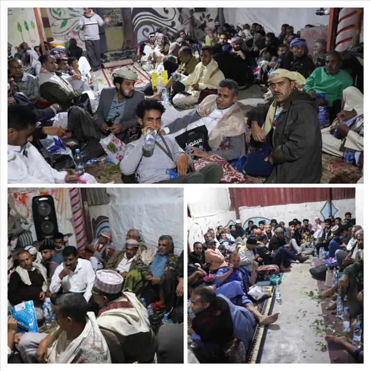 التنظيم الوحدوي الشعبي الناصري يُقيم أمسية رمضانية في منطقة قدس بتعز