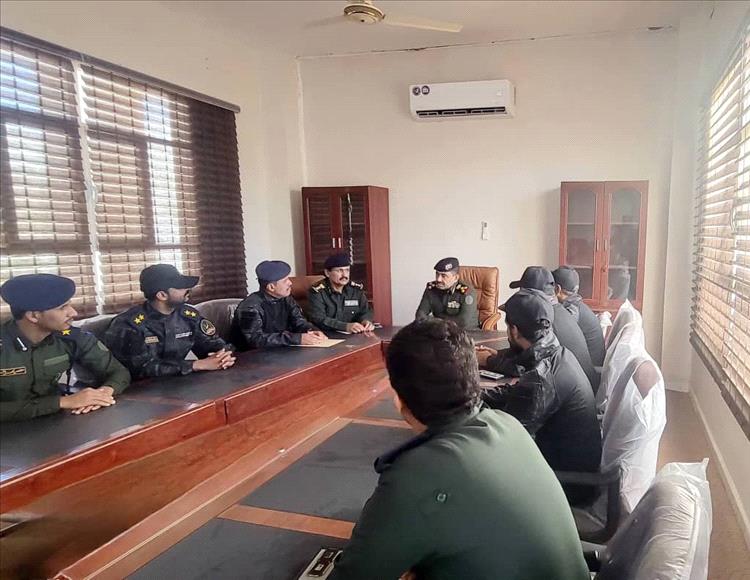 العميد النسي يكرم عددا من منتسيي ادارة مكافحة المخدرات لمواصلة نجاحهم في محاربة شبكاتها بشبوة