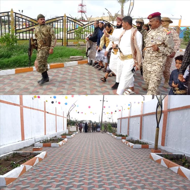 محافظ أبين يتفقد مشاريع التطوير في ساحة الشهداء ويشدد على الجودة والانضباط الزمني