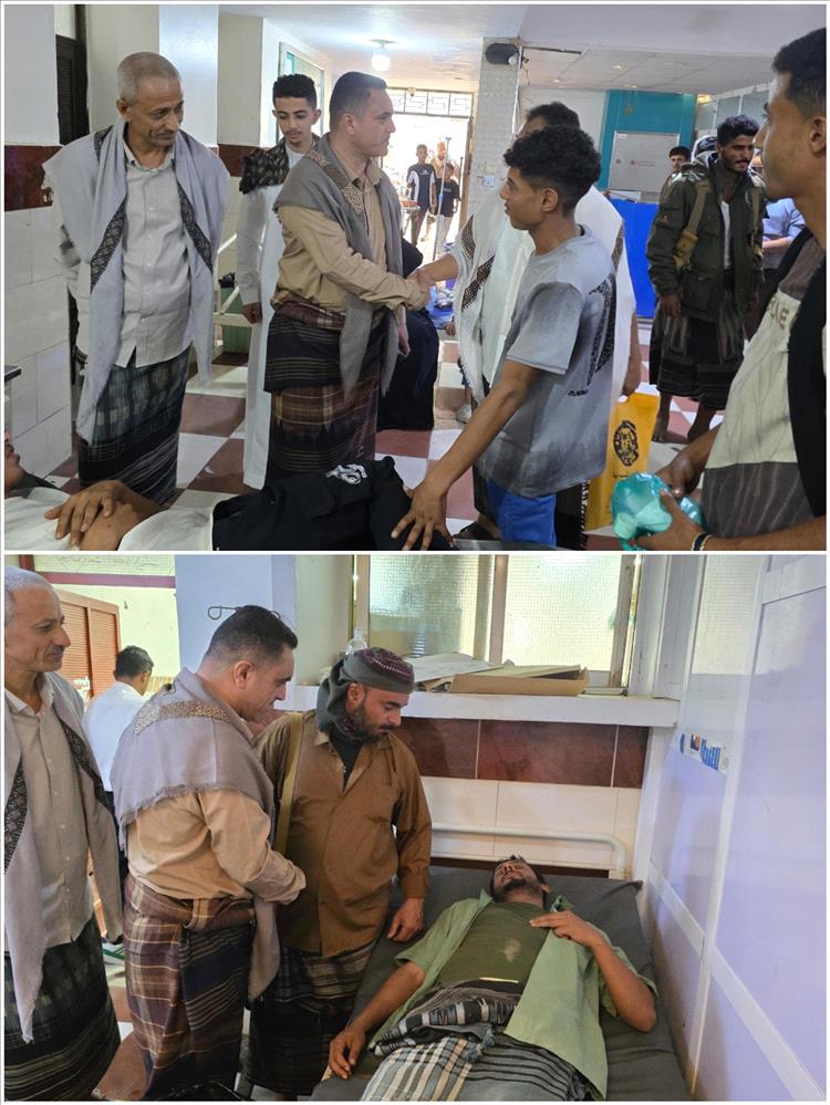 مدير عام ردفان يتفقد مستشفى ردفان العام ويهنئ الكادر الطبي بعيد الفطر