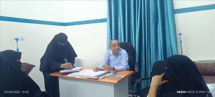 بمعنويات عالية.. الكادر الطبي بمركز باتيس الصحي بخنفر يباشرون الدوام الرسمي بعد إجازة العيد