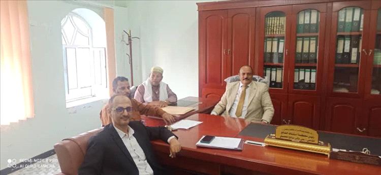 رئيس محكمة استئناف الضالع يستقبل عضو هيئة التفتيش القضائي ويتفقدان الانضباط الوظيفي في عدد من محاكم المحافظة