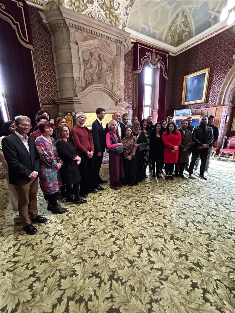 ابتسام اليافعي ترحّب بسفير فلسطين في شفيلد وتؤكد ضرورة مواصلة دعم السلام