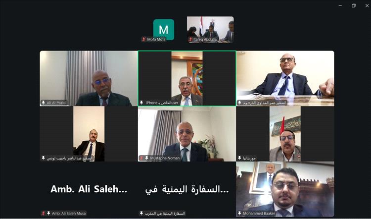 نائب وزير الخارجية يعقد اجتماعاً موسعاً مع رؤساء البعثات في الدول العربية