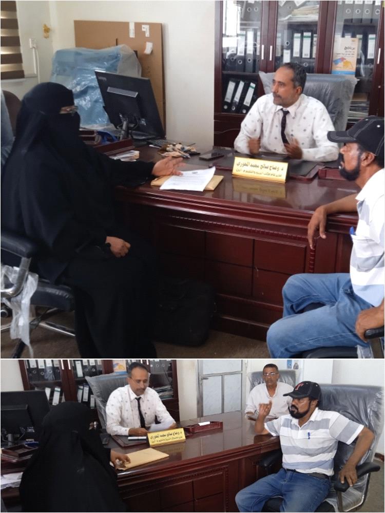 مكتب تربية أبين يسلم كشوفات استحقاق العلاوة السنوية للمؤجلين والمعلقين الى مكتب الخدمة المدنية