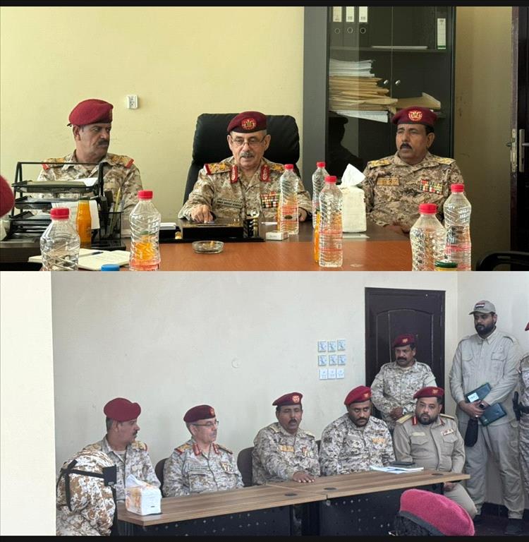 اجتماع عسكري في شعبة الاستخبارات بالمنطقة العسكرية الثانية