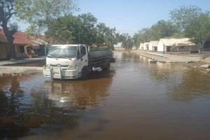 استمرار أعمال معالجة تبعات المنخفض الجوي لليوم الثالث في خورمكسر