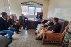 رئيس محكمة استئناف تعز يتفقد سير العمل في المجمع القضائي وعدد من المحاكم عقب إجازة العيد