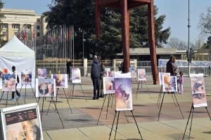 "السودان.. حرب وانتهاكات منسية": الفن يكسر حاجز الصمت في ساحة الأمم بجنيف