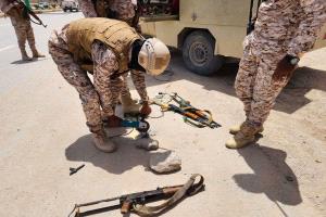 حملة أمنية متواصلة لضبط السلاح في سيئون ومدن وادي حضرموت