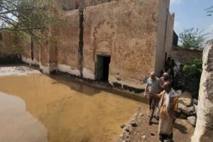 المخا.. تضرر معالم تاريخية إثر سيول الأمطار