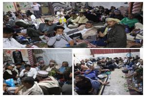 التنظيم الوحدوي الشعبي الناصري يُقيم أمسية رمضانية في منطقة قدس بتعز