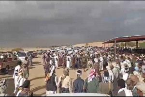 شبوة تودع جثمان الفقيد المناضل علي محسن القحيح الحارثي في موكب جنائزي مهيب .