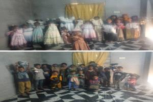 توزيع 35 كسوة عيد لأطفال أيتام ومحتاجين في قرية كبث بدعم من مؤسستي “ثواب الخيرية” و“شباب للتنمية الشاملة”