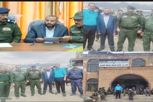 في الضالع مع حضرة الوكيل عاطف والمحافظ القبة والعميد الثوير