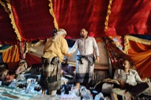 الشيخ عبدالرحمن جلال شاهر يستقبل قيادات وشخصيات اجتماعية في لحج عقب عودته