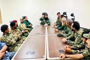 المقدم مياس الجعدني يترأس اجتماعًا لتعزيز الجاهزية الأمنية في مكافحة المخدرات بعدن