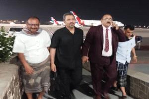 محافظ لحج مراد الحالمي يصل إلى العاصمة المؤقتة عدن في أول عودة له عقب تعيينه