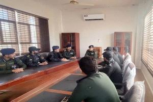 العميد النسي يكرم عددا من منتسيي ادارة مكافحة المخدرات لمواصلة نجاحهم في محاربة شبكاتها بشبوة