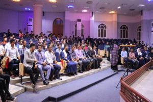 نيابة شؤون الطلاب والاتحاد العام لطلاب جامعة عدن يدشنان البرنامج التدريبي الثاني للمهارات القيادية