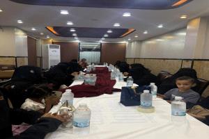 أمسية رمضانية ثقافية وإفطار لعضوات جمعية الوفاء للكفيفات في عدن