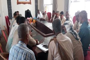 قيادة مكتب الخدمة المدنية والتأمينات بأبين تعقد اجتماعًا مع مدراء الموارد البشرية