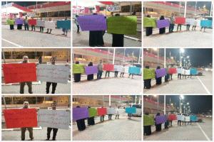 وقفة احتجاجية في العاصمة المؤقتة عدن تطالب بإصلاح المؤسسات الإيرادية ومكافحة الفساد