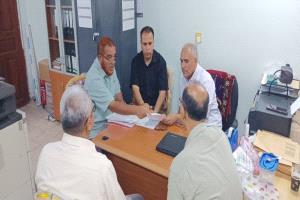 وزير التربية والتعليم (العبادي) يتفقد سير العمل بالمطبعة السرية ويطلع على الإعداد والتجهيزات للامتحانات الوزارية