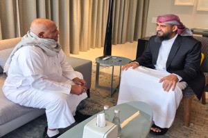 عضو مجلس القيادة المحرّمي يلتقي الفريق الركن فيصل رجب ويشيد بتاريخه النضالي في خدمة الوطن