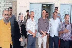 مدير عام الصحة يسّلم مبنى أطباء بلا حدود السابق لمركز علاج الأورام التابع لمكتب الصحة عدن