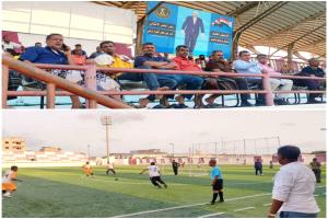 تأهل فريق النفط لنصف النهائي في بطولة كأس عدن للشركات والمؤسسات عقب فوزه على صندوق النظافة