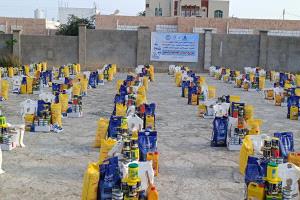 4800 مستفيد في حضرموت وعدن تستفيد من المساعدات الغذائية لبرنامج الاستجابة المجتمعية