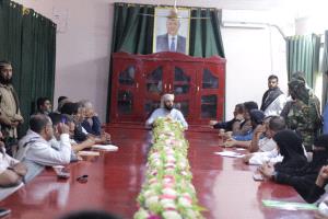 الرباش يترأس اجتماعاً موسعاً للقيادات التنفيذية بأبين ويؤكد: "أبين أولاً" شعارنا لتحقيق التنمية