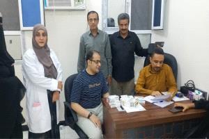 المفلحي يؤكد حرص مكتب الصحة بالمنصورة على تقديم خدمات طبية مجانية لتخفيف معاناة المواطنين