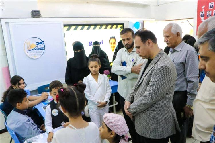 افتتاح معرض المهارات لمدارس سماء عدن والنبراس الاهلية