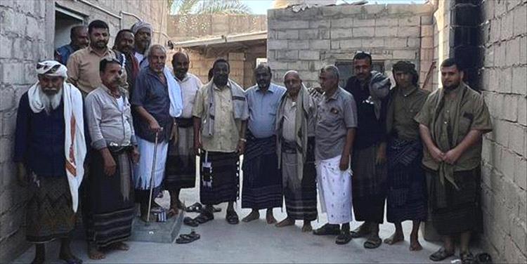 الكربي وخيران يقدمان واجب العزاء في وفاة الأستاذ علي النجار